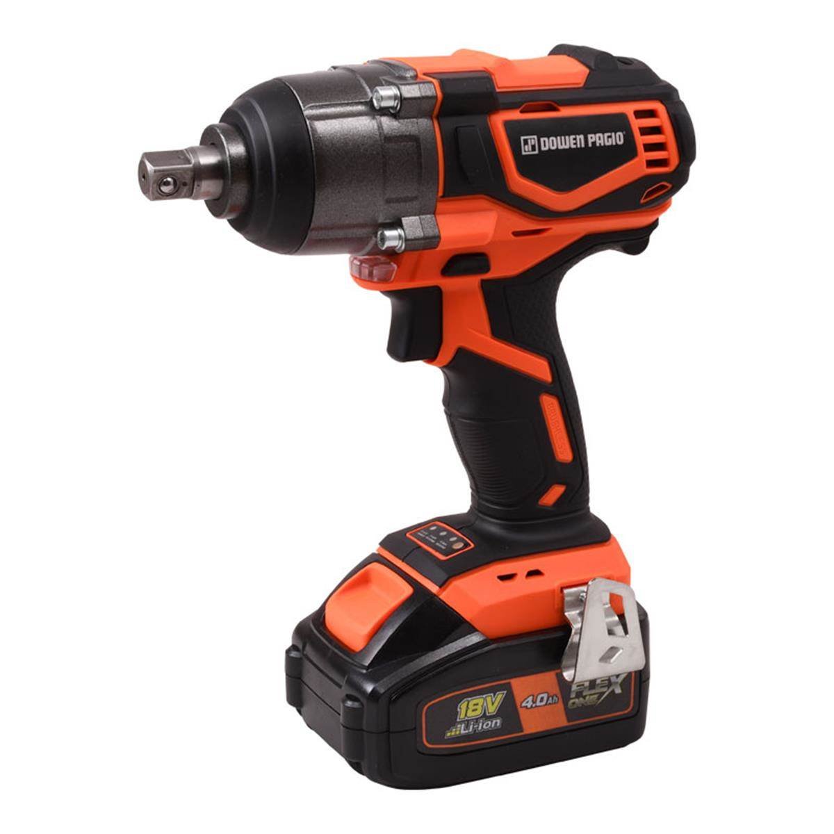 DOWENPAGIO- Llave impacto 1/2″ 520Nm Brushless 18v 4Ah FLEX ONE