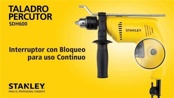 STANLEY -Taladro SDH600 13mm-percutor-600W