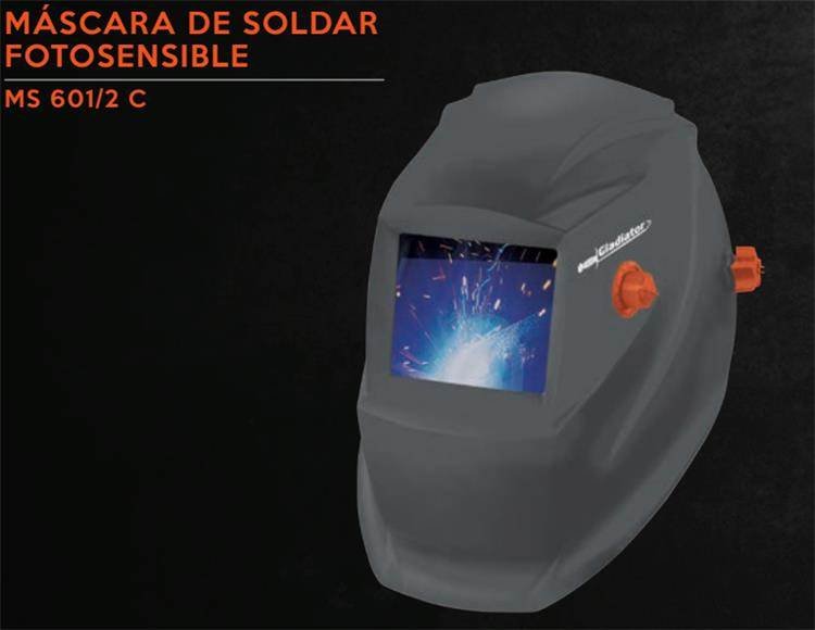 GLADIATOR Careta mascara fotosensible mod. MS601/2C – Masin herramientas