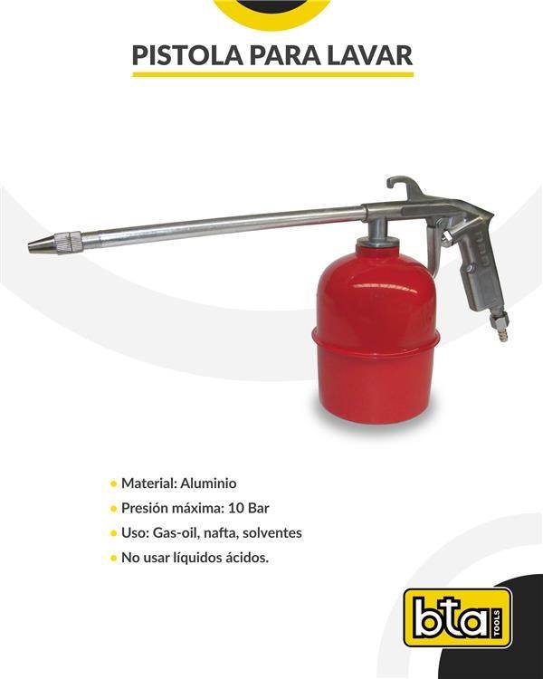 BTA Pistola p/pulverizar kit c/tacho alum. 279040