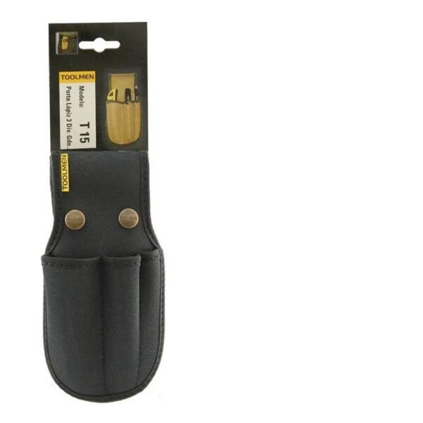 TOOLMEN cartuchera p/herramientas -T15 PORTA LAPIZ 3 BOLSILLOS
