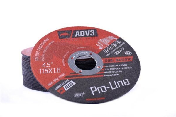 ADV Disco corte std 115 x 1.6 mm p/metal