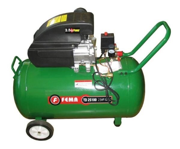 FEMA Compresor Alta recuperación 2.5 hp 100 lts 220v 206lts/m  69370210