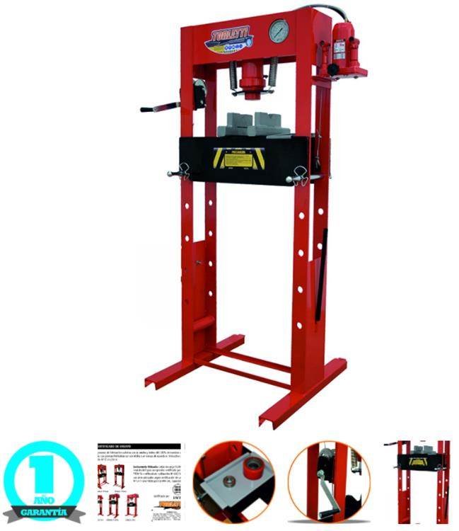 TORLETTI -Prensa hidaulica 35 TN doble bomba / 4 columnas