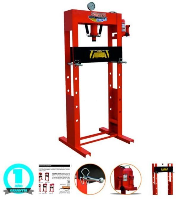TORLETTI -Prensa hidaulica 30 TN doble bomba / 4 columnas
