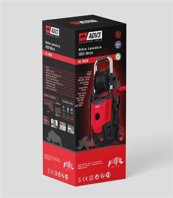 ADV3 hidrolavadora electr 1800w HL1800 140 BAR