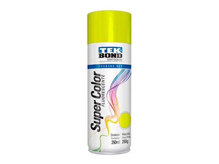 TEKBOND Pintura aerosol 350 / 250g -FLUORESCENTE AMARIL