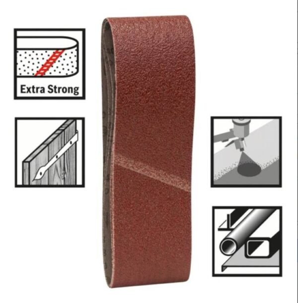 BOSCH Lija de Banda 75×533 – Grano 100 – Best for Wood –