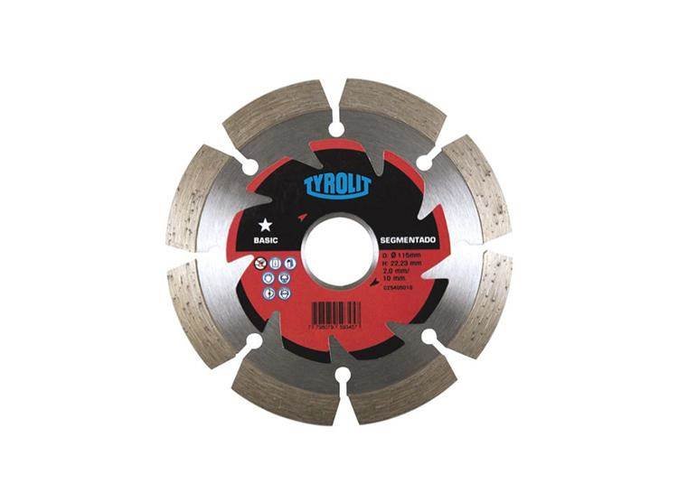 Tyrolit disco diamantado segmentado 7″ 180 MM BASIC