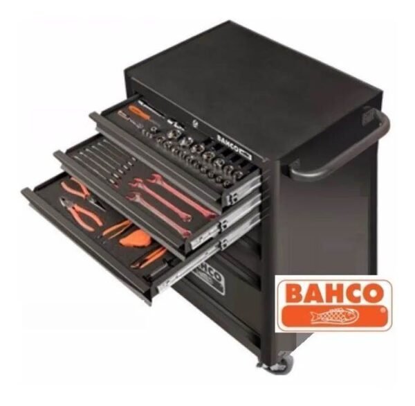 BAHCO Carro gabinete metal 5 cajones Mod. 1472K5BLACK c/215 herr.