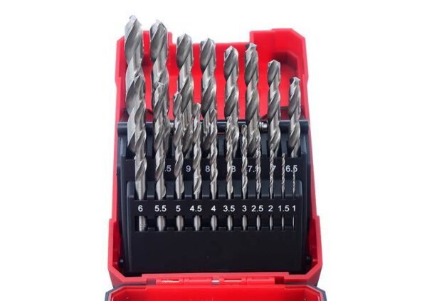 ADV3 Set Mechas acero hss 9 unidades – 1-10 mm