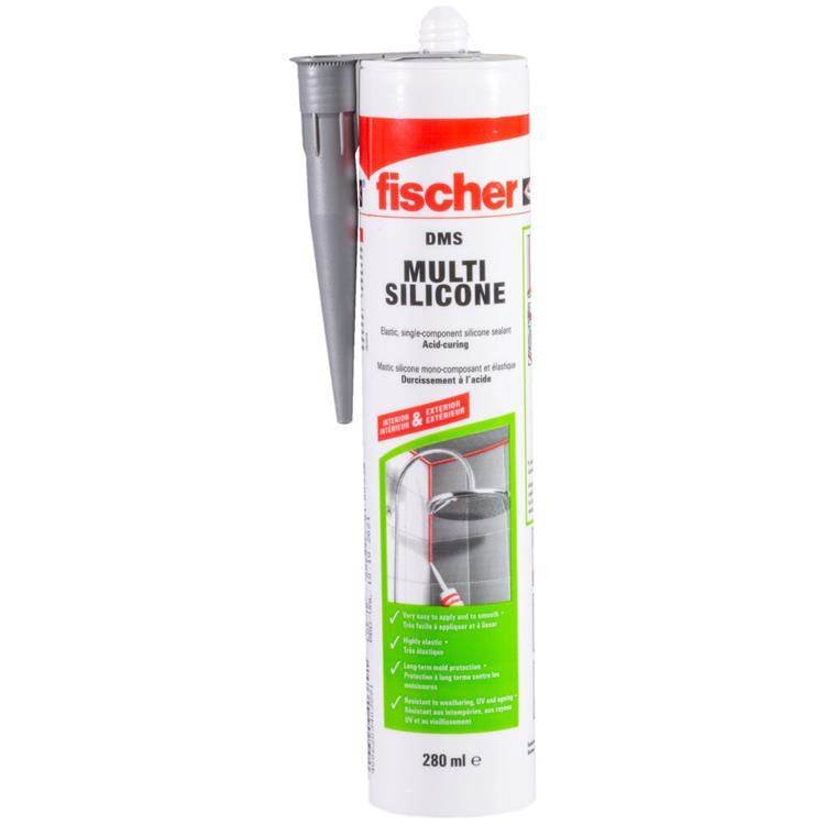 FISCHER Silicona multiuso transp.260ml incoloro
