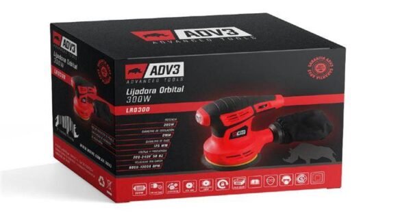 ADV3 lijadora orbital 300w LRO300