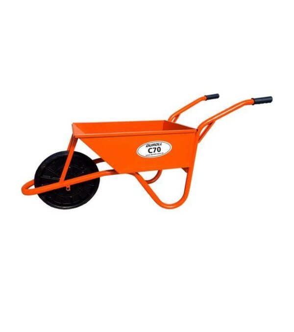 DUROLL Carretilla chapa 70 lts rueda maciza
