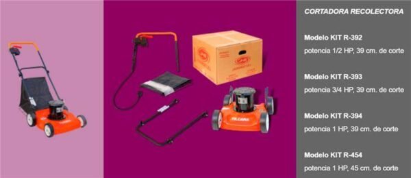 Tilcara cortadora cesped electr  c/bolsa R-394 1 hp 39cm