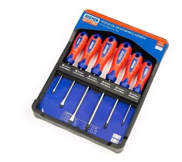 BREMEN Juego destornillador x 6pz ergo Cod. 6230