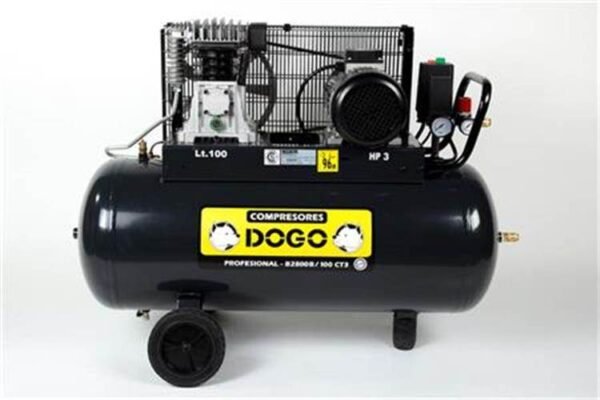 DOGO Compresor  3HP 100lts 380v c/correa