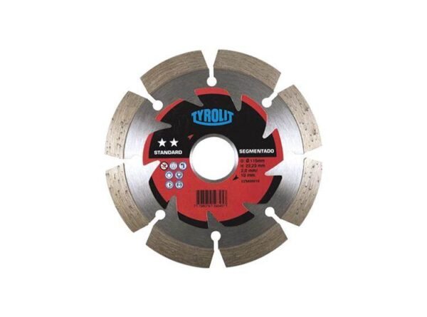 Tyrolit disco diamantado segmentado 9″  230 MM STANDART