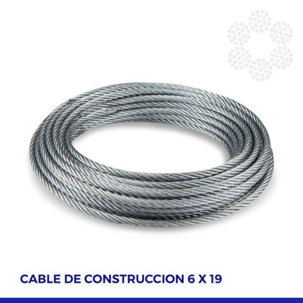 PROAR cable acero galv. P (6X19+1) 11 MM 7/16″