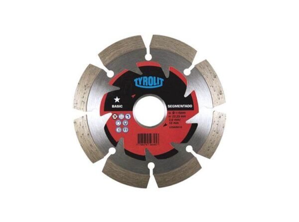 Tyrolit disco diamantado segmentado 4-1/2″  115 MM BASIC