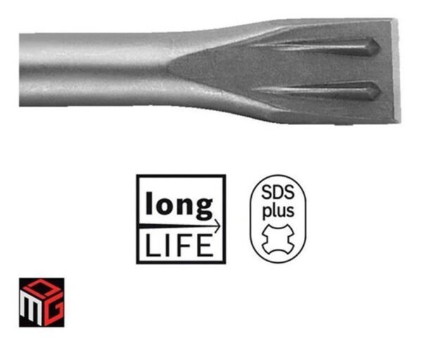 BOSCH Cincel SDS-Plus Plano Autoafilable 20 x 250 mm