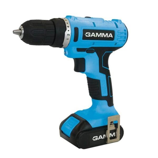 GAMMA Taladro atornillador Litio 10 mm 12V 2 Bateria c/medidor G12105AR