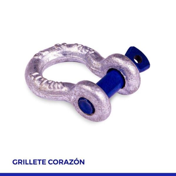 PROAR grillete corazon galvanizado 7/8″ x 1″ (6.5 TN)