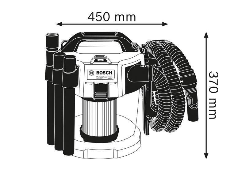 Bosch Aspiradora 18V – 4.7KG 10 LTS s.baterias GAS 18V-10L