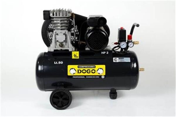 DOGO Compresor Alta recuperación  2HP  50lts 220v c/correa