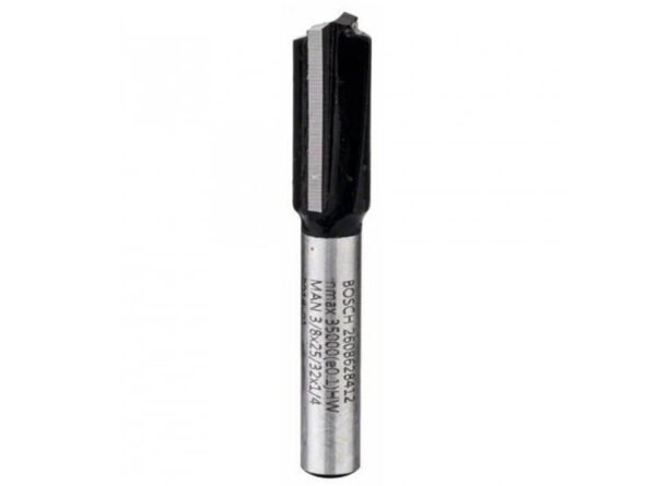 BOSCH Fresa Ranura Recta – 3/ 8″ –  2 Filos.