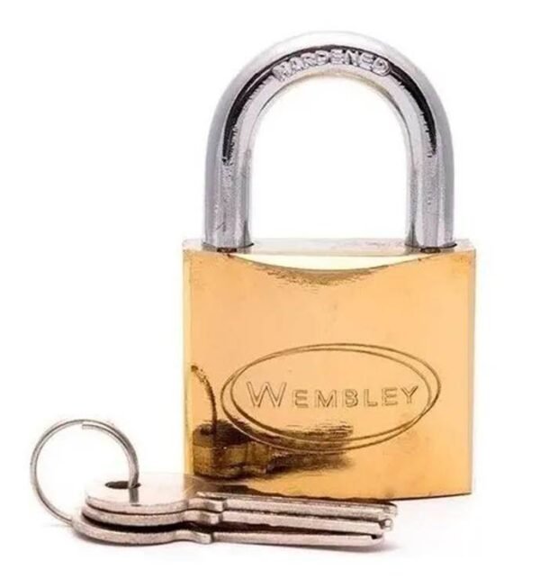 WEMBLEY Candado titanium 25mm 3 llaves Cod.6070