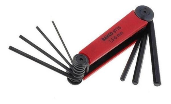 BAHCO Juego llave allen hexag. Mod. BE9777 MM 2.5 – 10