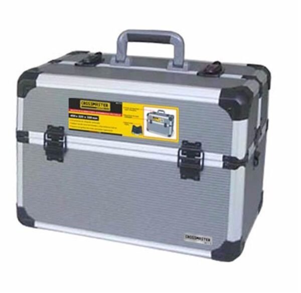 CROSSMASTER Caja maletin aluminio c/div. fuelle