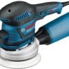 Bosch Lijadora Excentrica 400W - 11.000-24.000 opm - Elec. Variable - 125mm/150mm GEX 40-150
