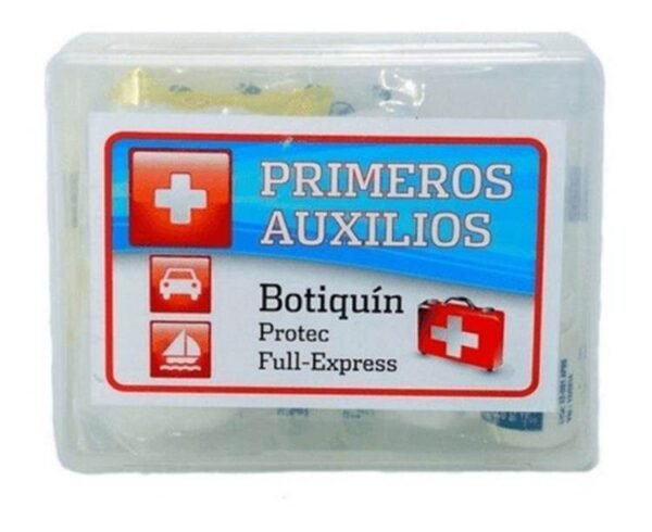 Botiquin primeros aux. 8 pzas plastico