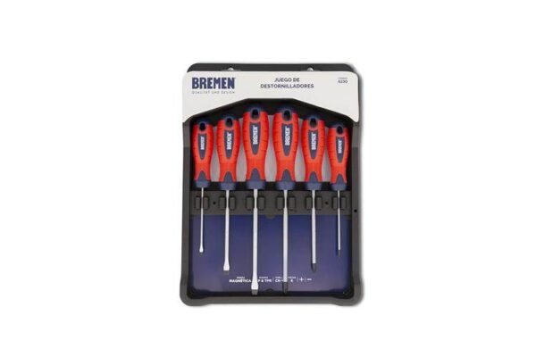 BREMEN Juego destornillador x 6pz ergo Cod. 6230