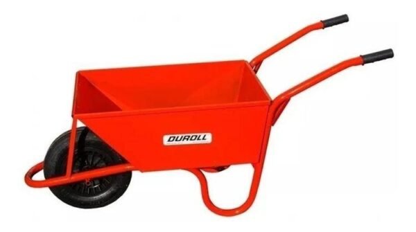 DUROLL Carretilla chapa 100 lts rueda maciza