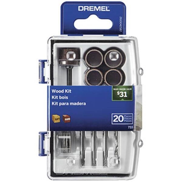 DREMEL -Acc. kit 20 pzas p/madera
