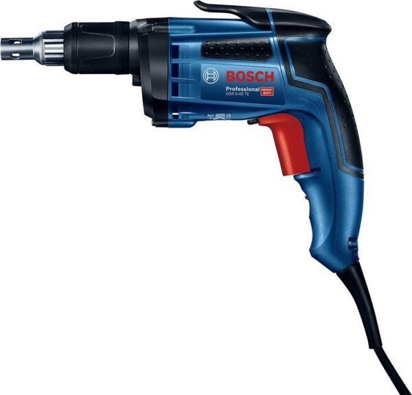 Bosch Atornillador 700W – 0/4500 rpm. – Vel / variable y Reversible – 1/4″ (6 mm) GSR 6-45 TE
