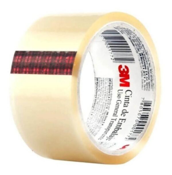 3M Cinta de empaque transp. 48 mm x 100 mts 301-48X100YT