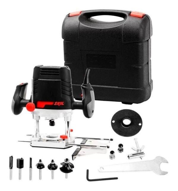 SKIL Fresadora 1.100 W – Velocidad 0/2.8000 – Profundidad de Fresado: 55mm –