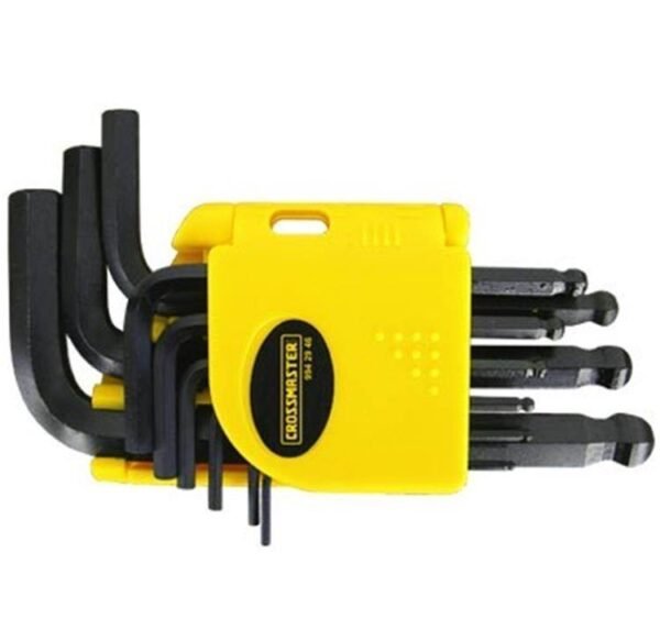 CROSSMASTER juego llave allen hexag. 1/16 A 3/8″ STD