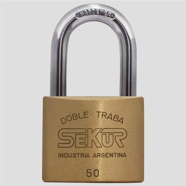 SEKUR Candado 50mm doble traba (IGUAL CERRADURA)