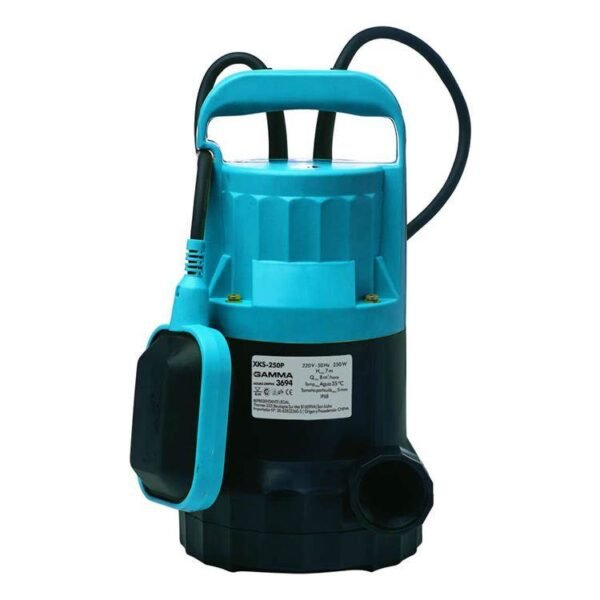 GAMMA Sumergible XKS – 250 P  Plástico | Portátil | Aguas claras | 1/3 HP | Qmáx. 8000 L/hora 3694