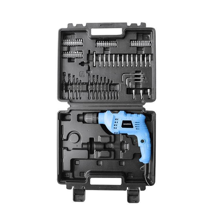 GAMMA Taladro elect. 10 mm 650w G1901KAR c/maletin y acc.