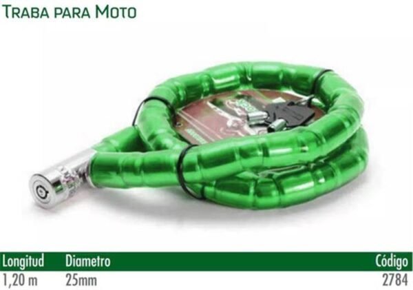 WEMBLEY Traba p/moto ref. 1.2mts 26mm Cod.2784