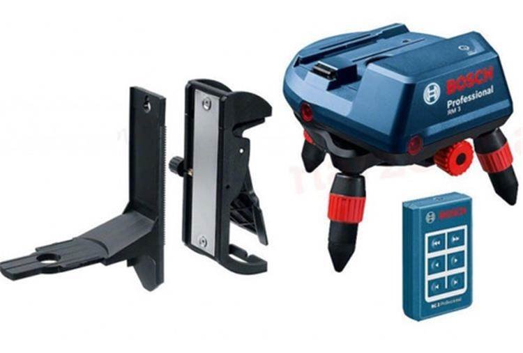 BOSCH Soporte Universal para Niveles Láser Soporte RM3 + Control RC2