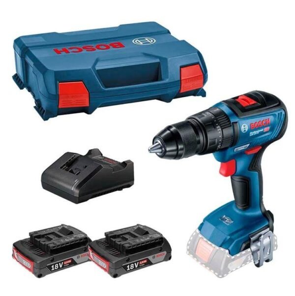 Bosch Taladro atornillador 18V – 50/28 Nm –  percutor 13mm GSB 18V-50