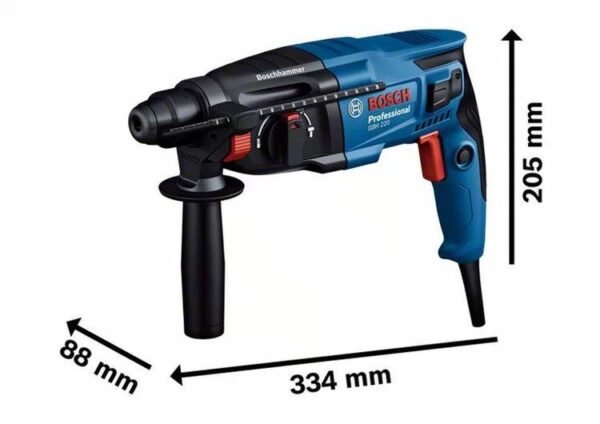 Bosch Martillo Rotopercutor SDS-plus 720W – 2 Joules – 2,3kg – Cap 22mm GBH 220 (OFERTA)